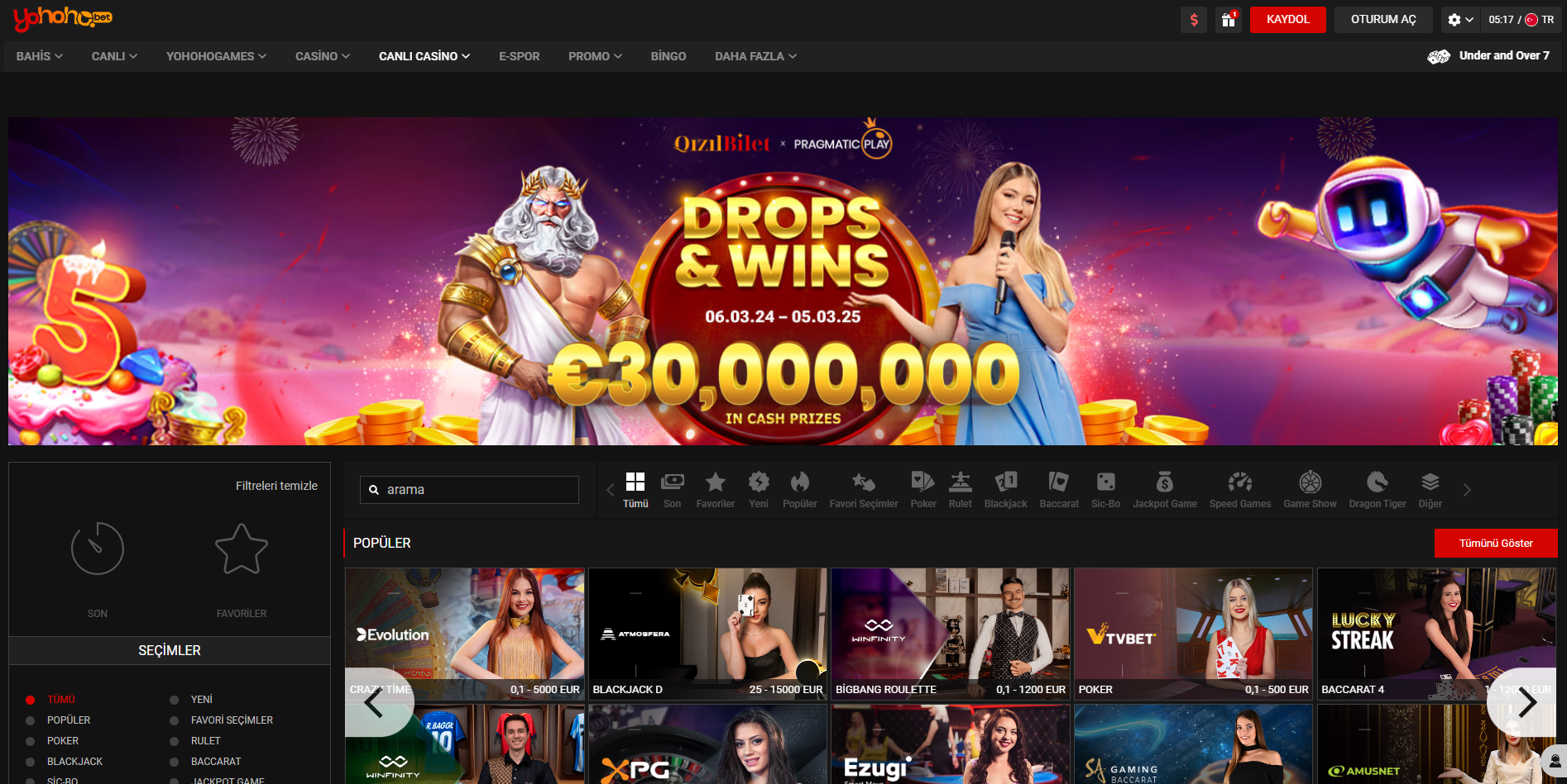 Yohoho casino
